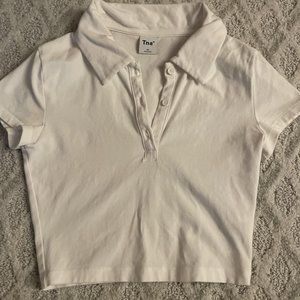 Tna Collar White Top Aritzia